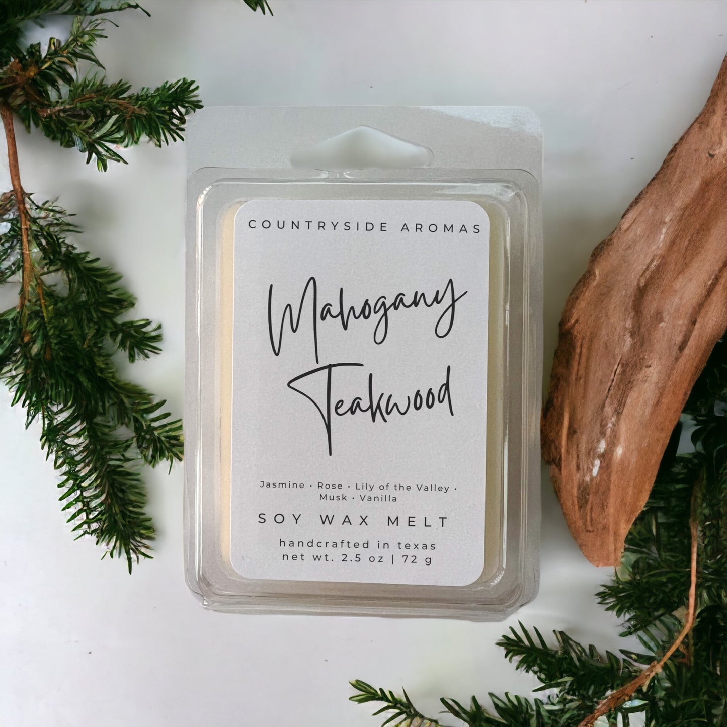 Mahogany Teakwood Wax Melt - countrysidearomas