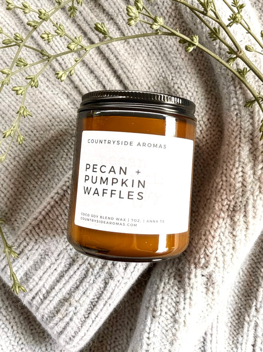Pecan + Pumpkin Waffles 7oz Candle