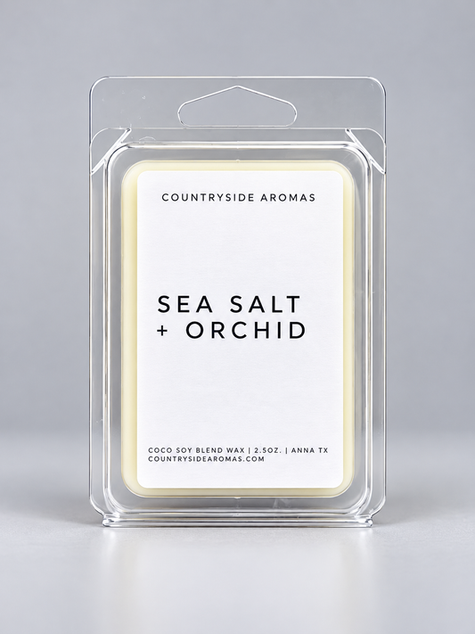 Sea Salt + Orchid Wax Melt