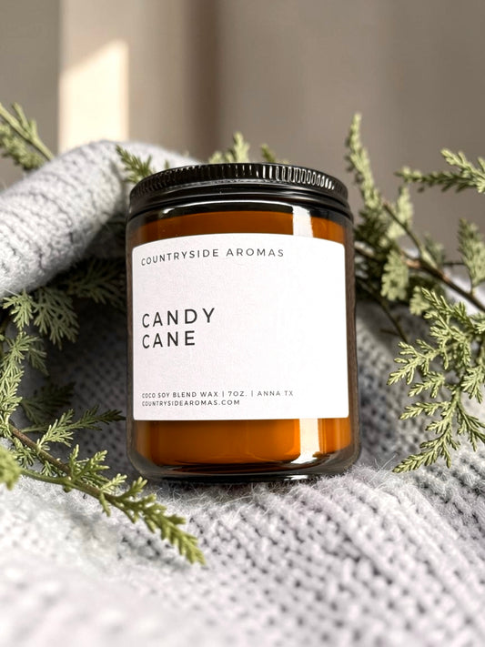 Candy Cane 7oz Candle