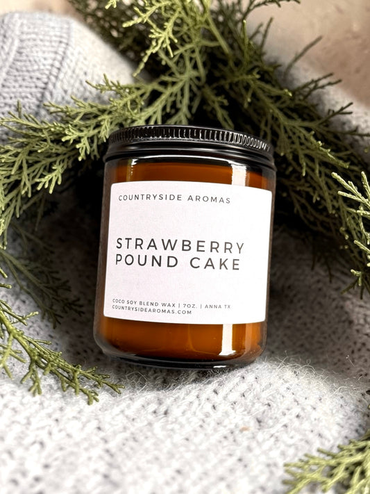 Strawberry Pound Cake 7oz Candle