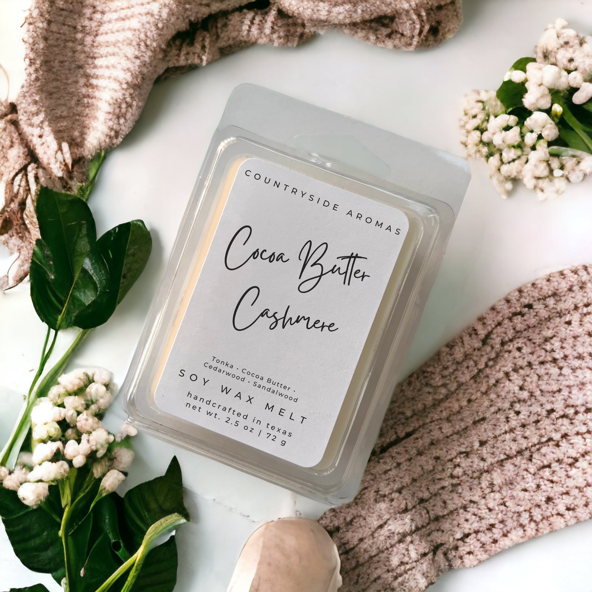 Cocoa Butter Cashmere Wax Melt - countrysidearomas