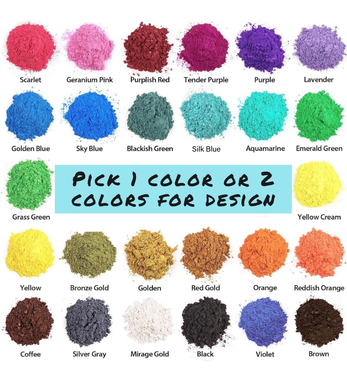 Car Freshie color options