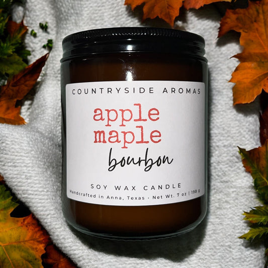 Apple Maple Bourbon 7oz Candle