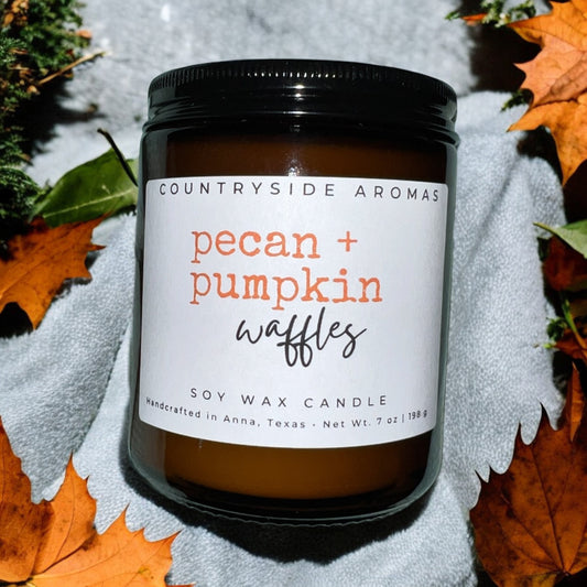 Pecan + Pumpkin Waffles 7oz Candle