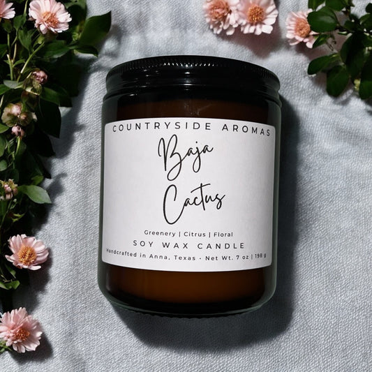 Baja Cactus 7oz Candle