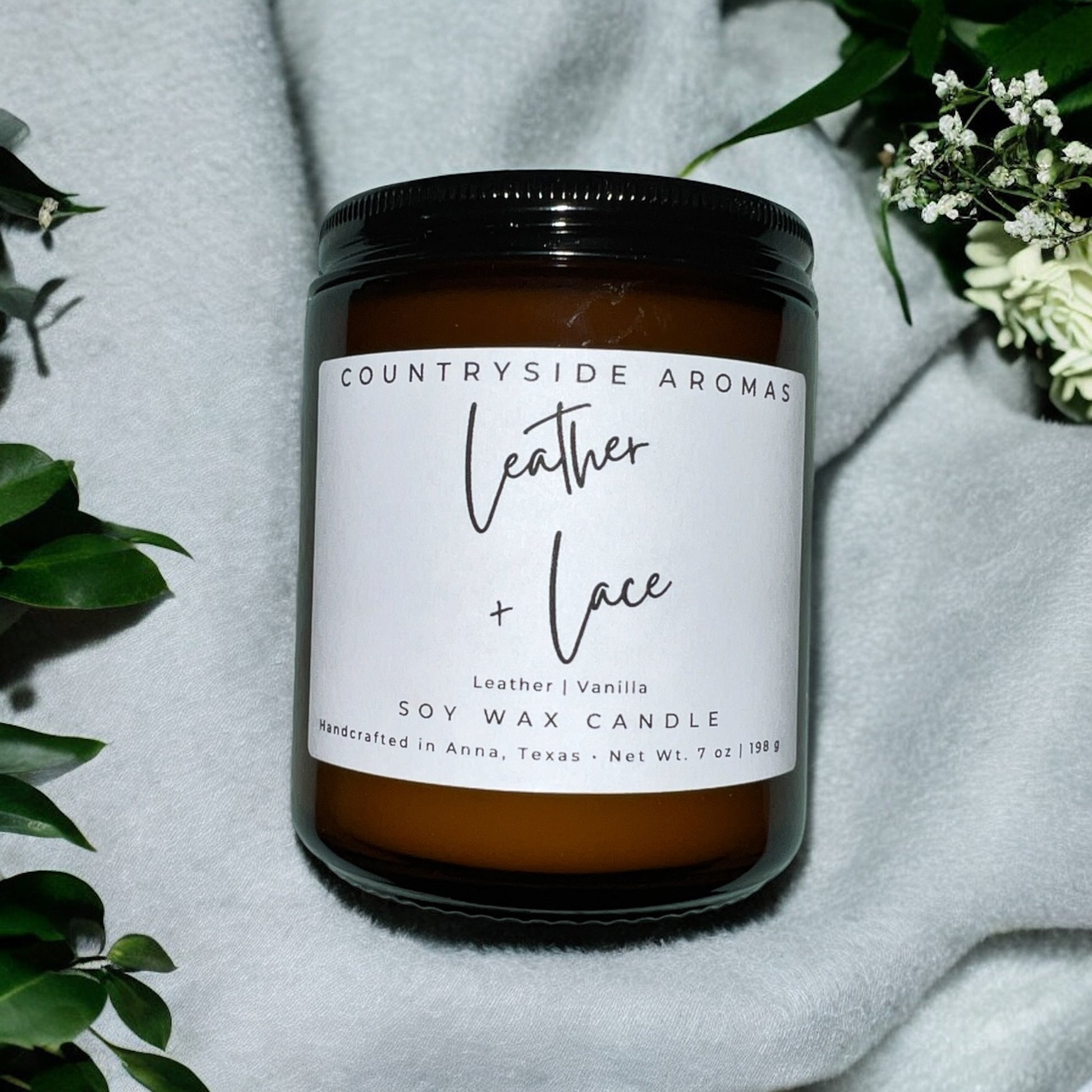 Leather & Lace 7oz Candle