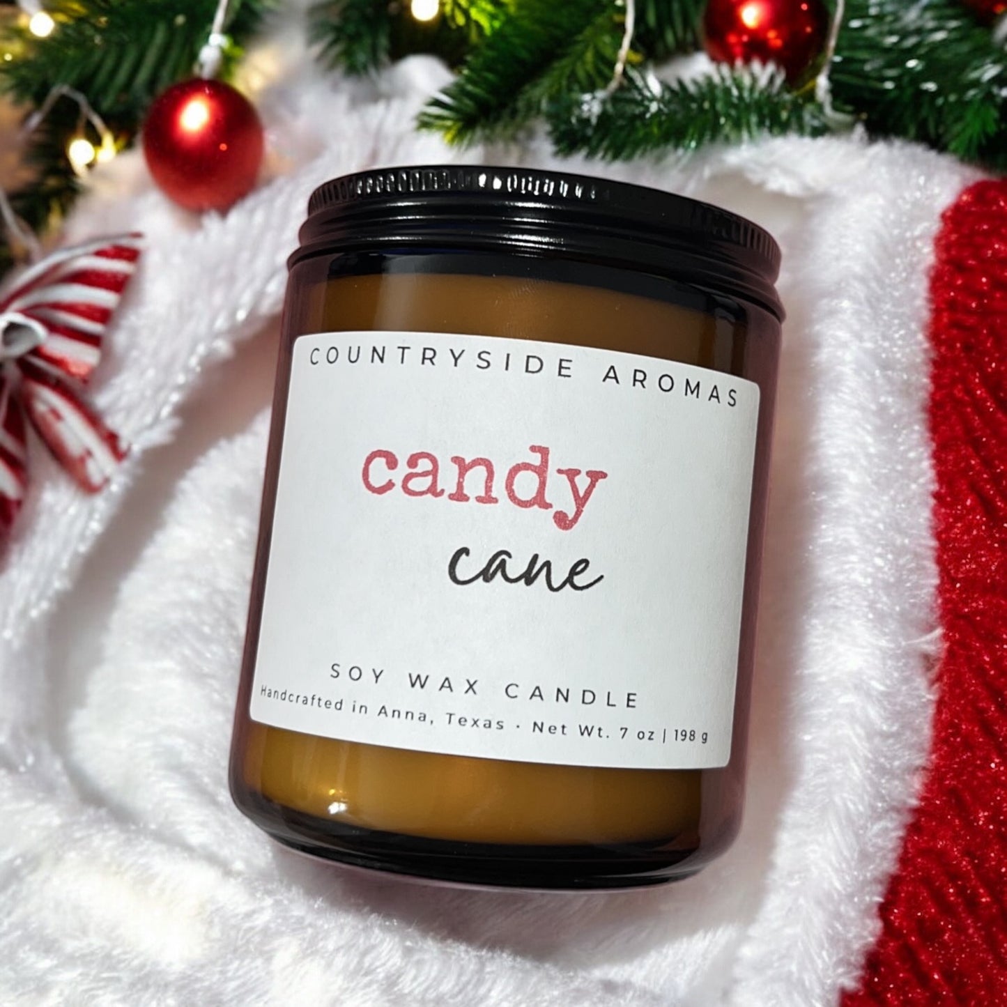 Candy Cane 7oz Candle